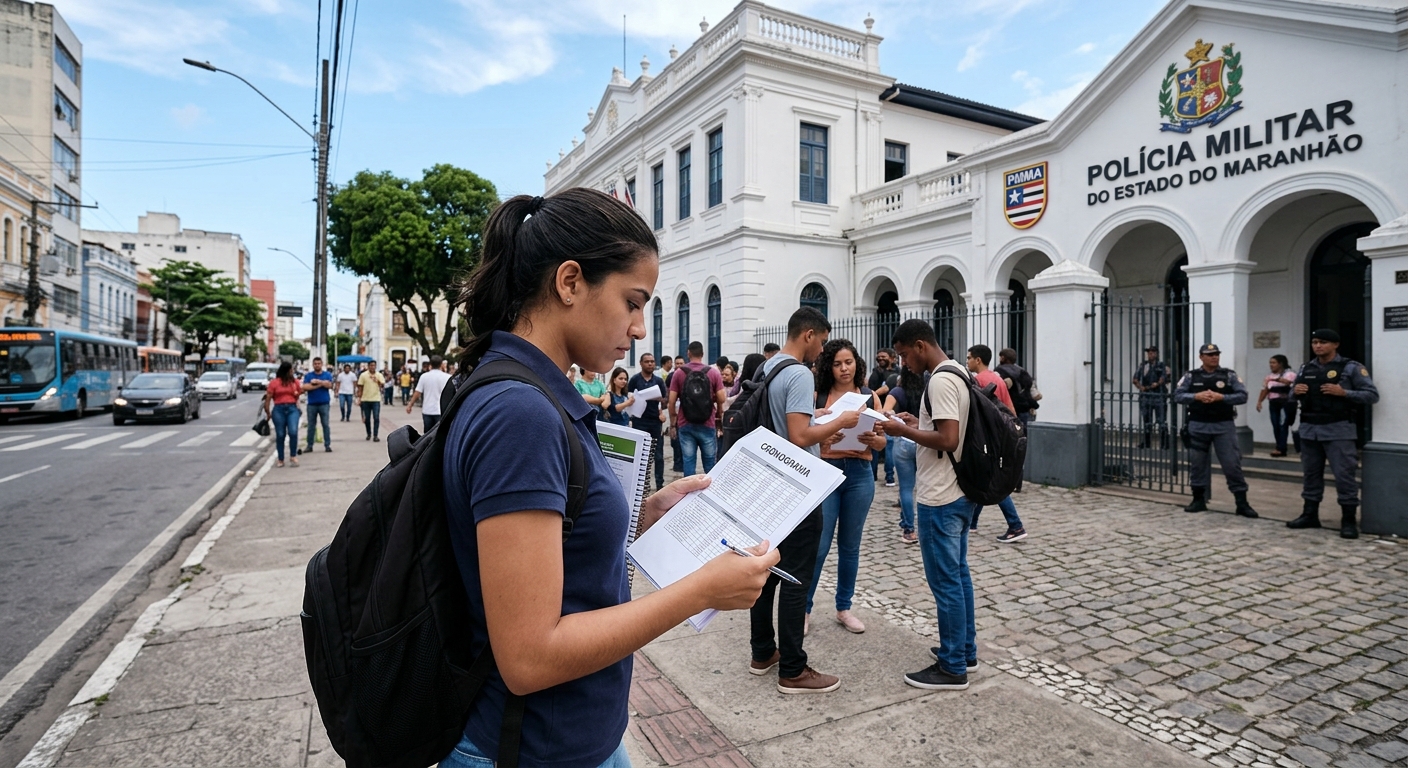 Planejando os Estudos para o Concurso PM MA com Base no Cronograma